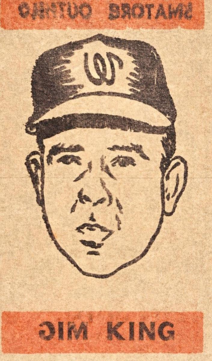 1965 Topps Transfers Baseball Jim King #NNO