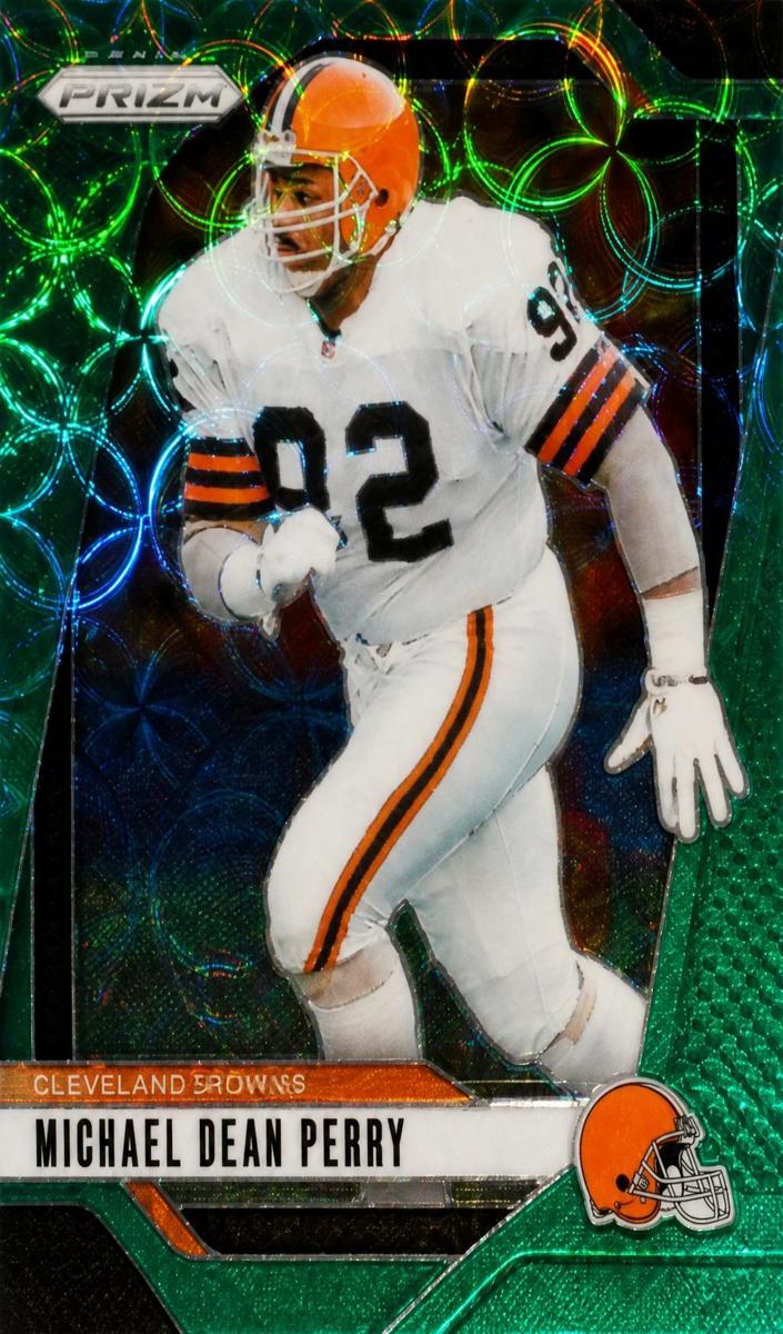 2024 Panini Prizm Football Green Scope Michael Dean Perry #71