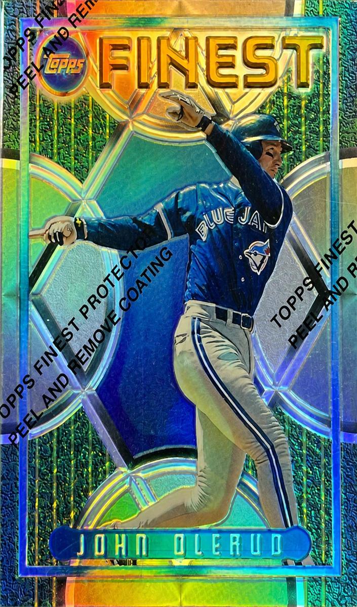 1995 Topps Finest Baseball Refractor John Olerud #59