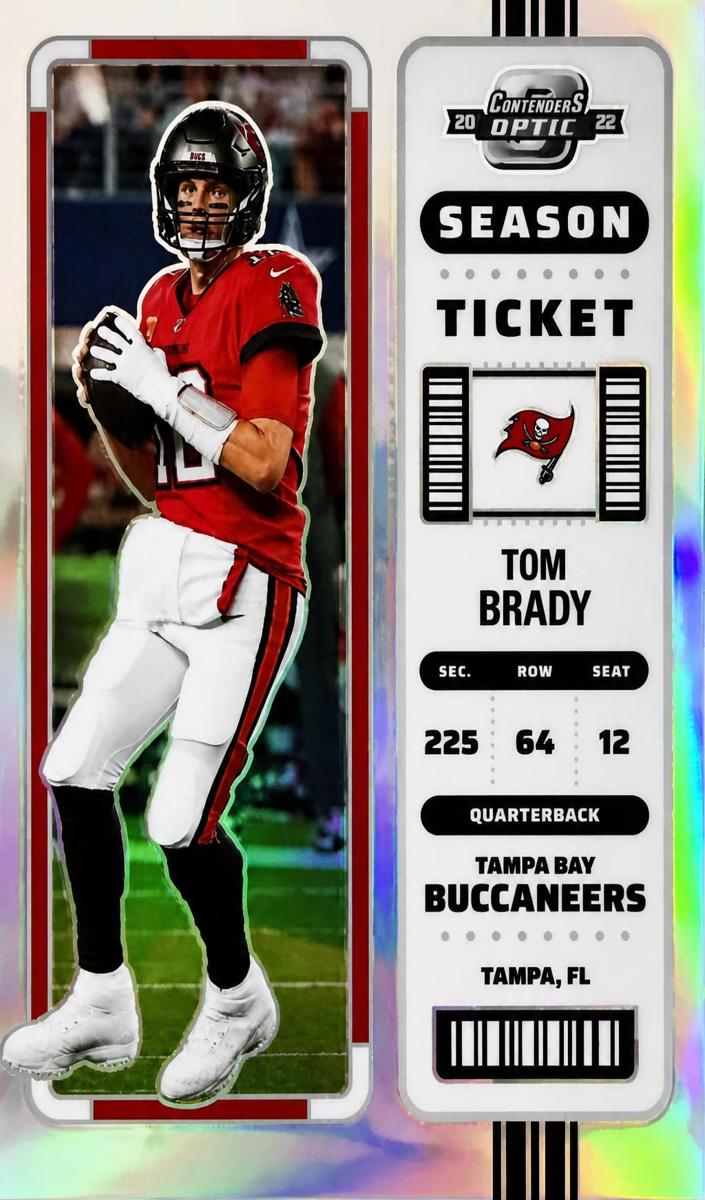 2022 Panini Contenders Optic Football Silver Tom Brady #54 PSA 7.5