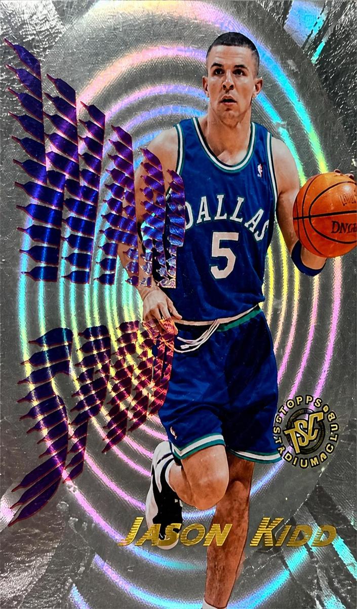 1995 Topps Stadium Club Basketball Jason Kidd #WS8 PSA 9