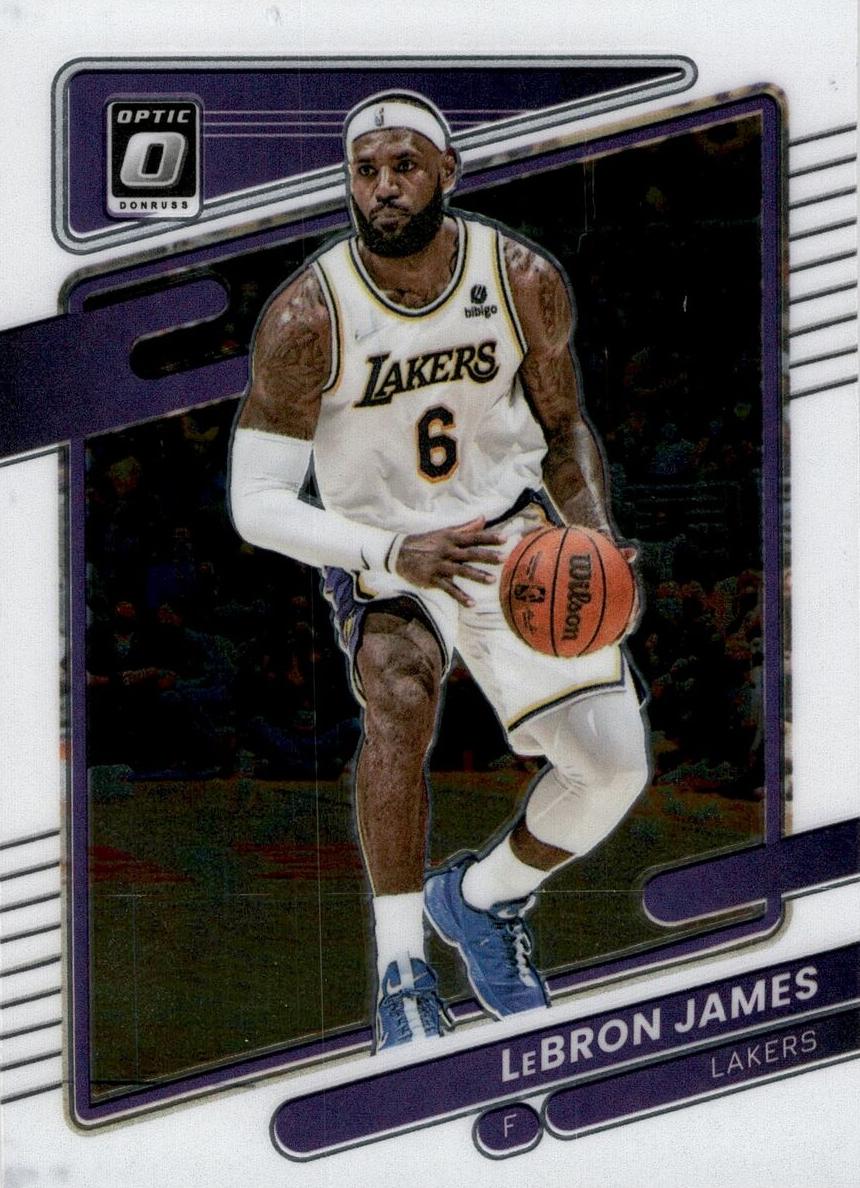 2021 Donruss Optic Basketball LeBron James #41 PSA 9