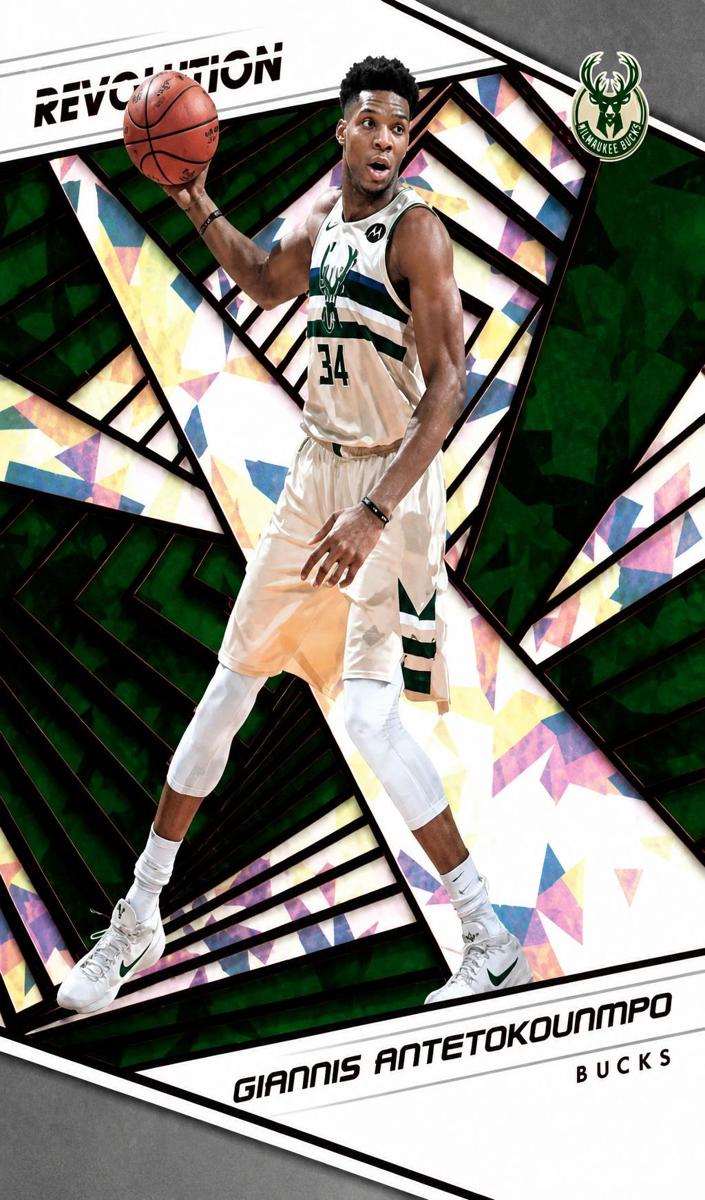 2018 Panini Revolution Basketball Chinese New Year Giannis Antetokounmpo #41