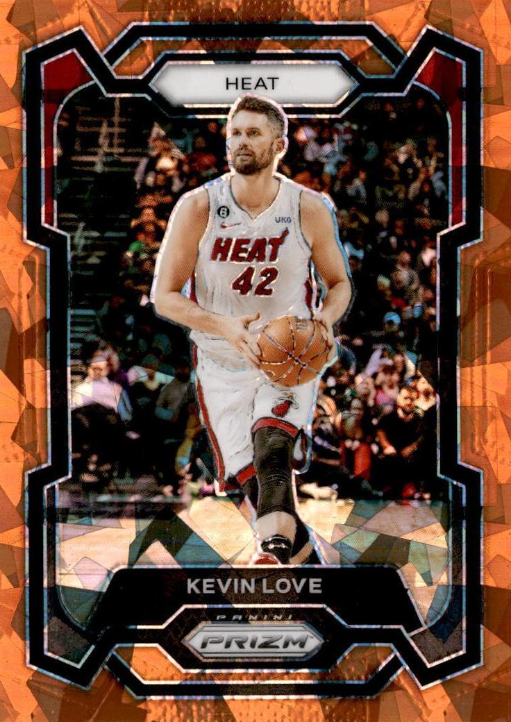 2023 Panini Prizm Basketball Orange Ice Kevin Love #47