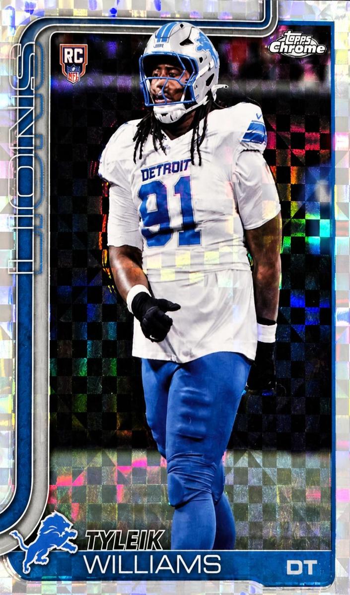 2025 Topps Chrome Football X-Fractor Tyleik Williams #364