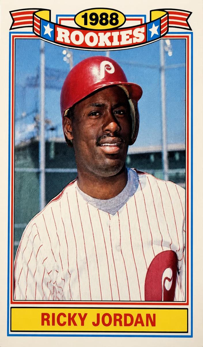 1989 Topps Baseball Ricky Jordan #14