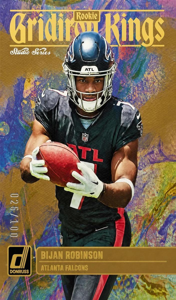 2023 Panini Donruss Football Studio Series Bijan Robinson #RGK-4 SGC 9