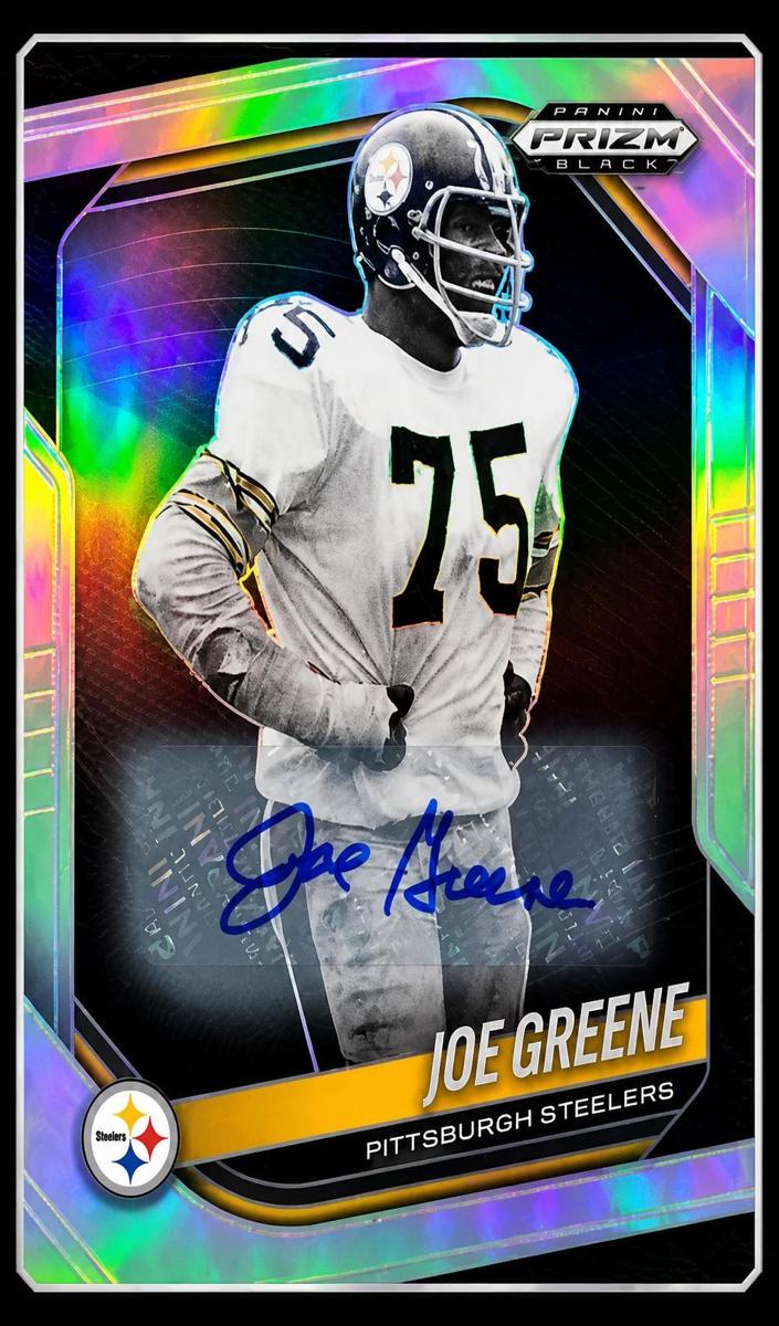2025 Panini Prizm Black Football Silver Joe Greene #122