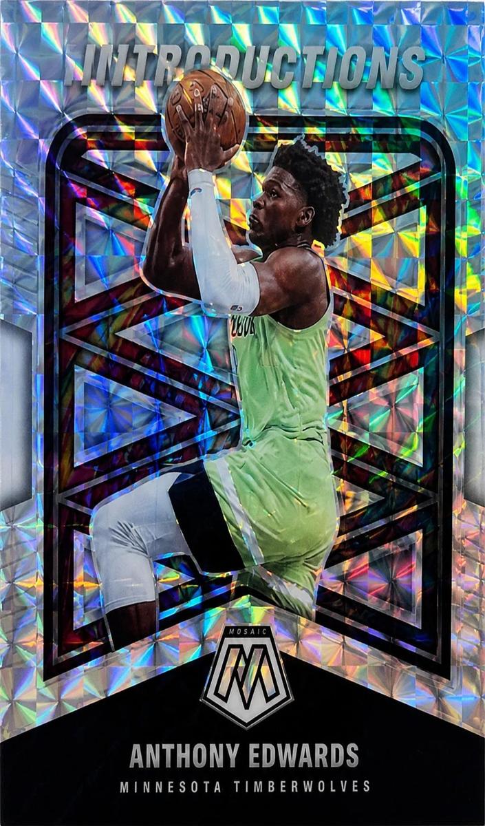 2020 Panini Mosaic Basketball Mosaic Anthony Edwards #10 PSA 10