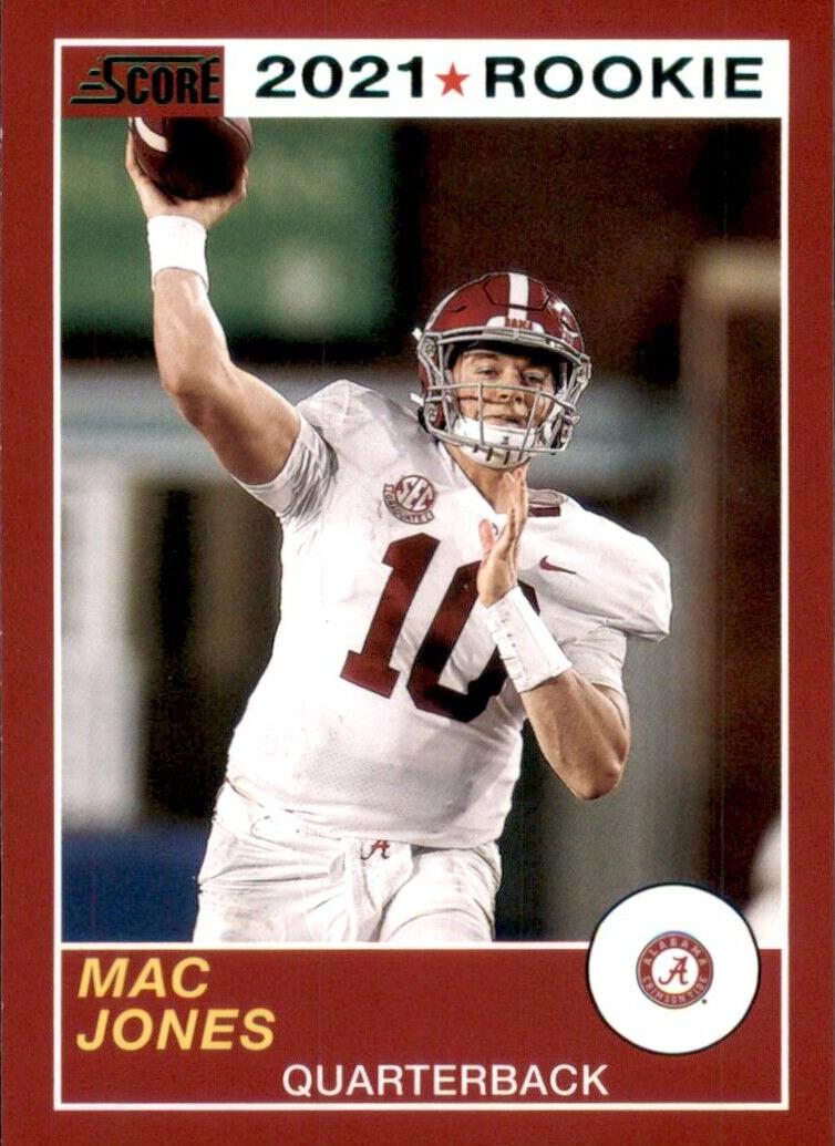 2021 Panini Chronicles Draft Picks Football Mac Jones #66 CSG 9.5