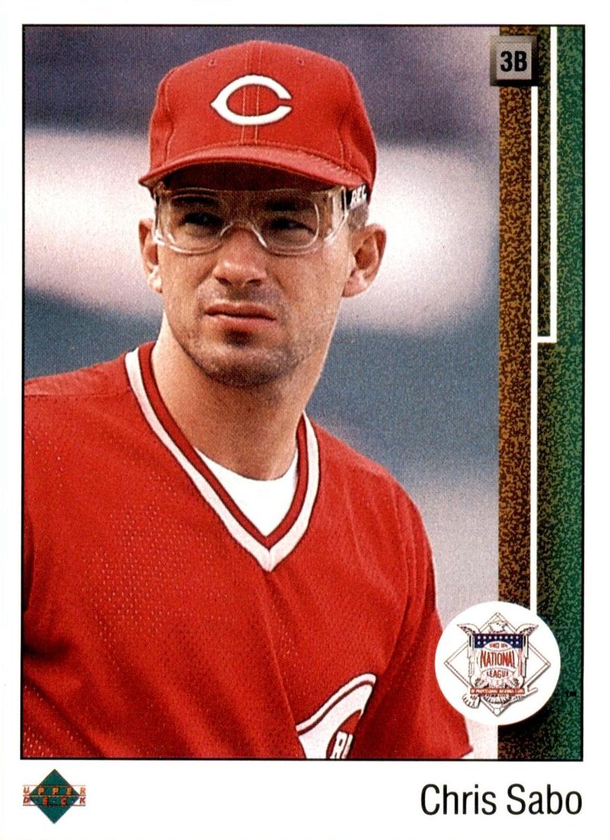 1989 Upper Deck Baseball Chris Sabo #663 PSA 9