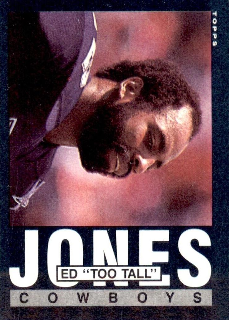 1985 Topps Football Ed Too Tall Jones #46 PSA 9
