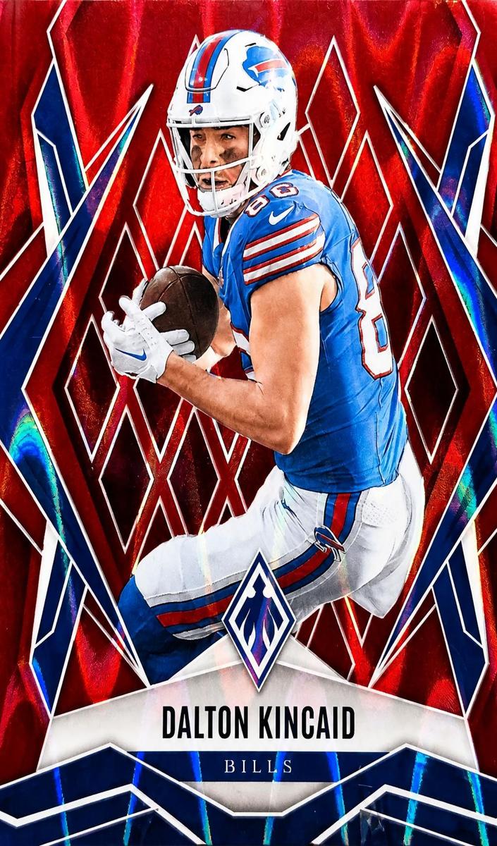 2025 Panini Phoenix Football Red Seismic Dalton Kincaid #122