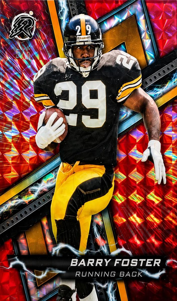 2023 Topps Composite Football Red Geometric Barry Foster #70
