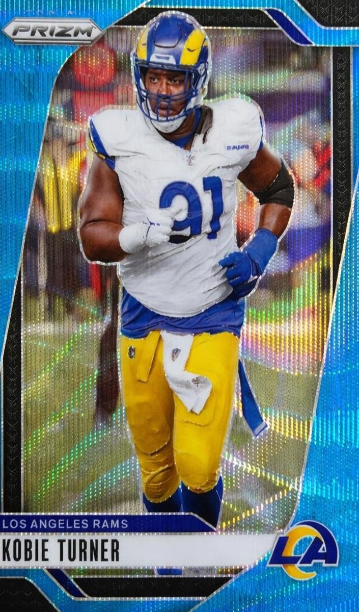 2024 Panini Prizm Football Blue Wave Kobie Turner #171