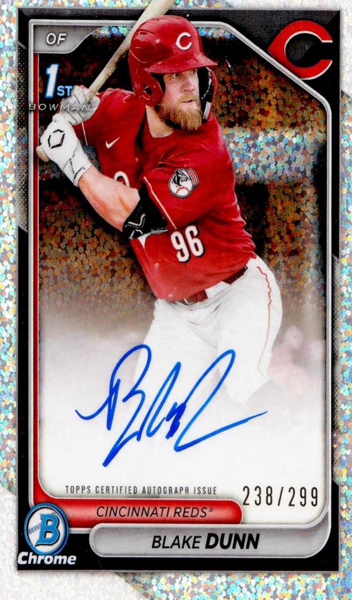 2024 Bowman Chrome Baseball Speckle Blake Dunn #CPA-BD