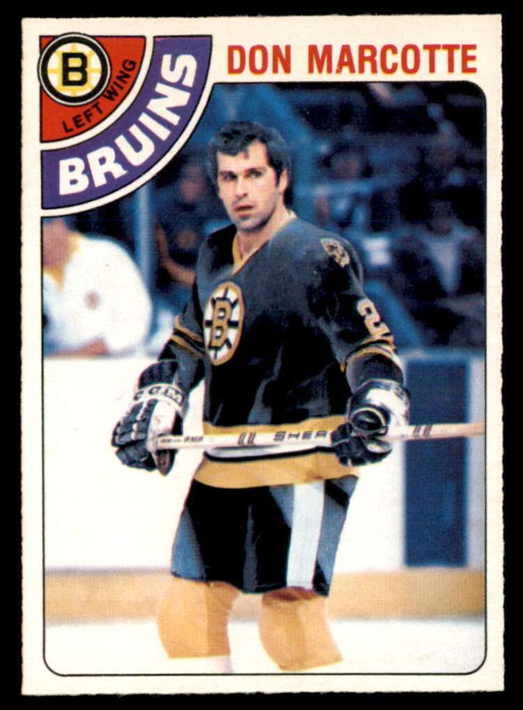1978 O-Pee-Chee Hockey Don Marcotte #236 PSA 8