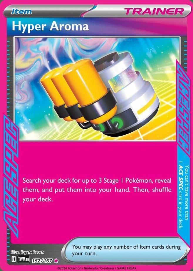 2024 Pokemon Scarlet & Violet Twilight Masquerade Hyper Aroma #152