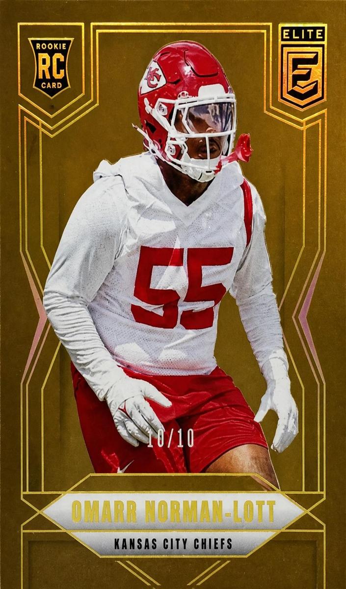 2025 Donruss Elite Football Gold Omarr Norman-Lott #196
