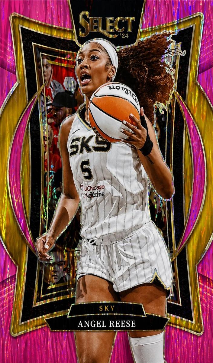2025 Panini Select WNBA Basketball Pink Flash Angel Reese #94
