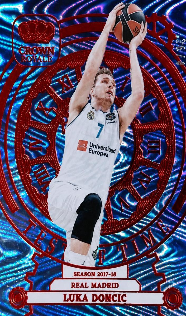2023 Panini Crown Royale Basketball Red Luka Doncic #4