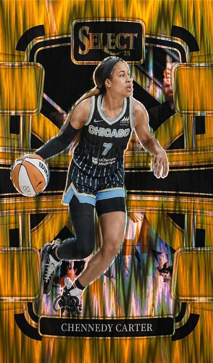 2024 Panini Select WNBA Basketball Gold Flash Chennedy Carter #29