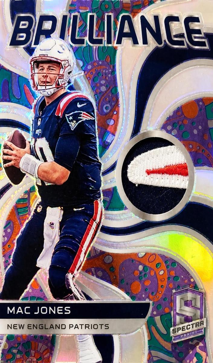 2022 Panini Spectra Football Psychedelic Mac Jones #BRL-MJO