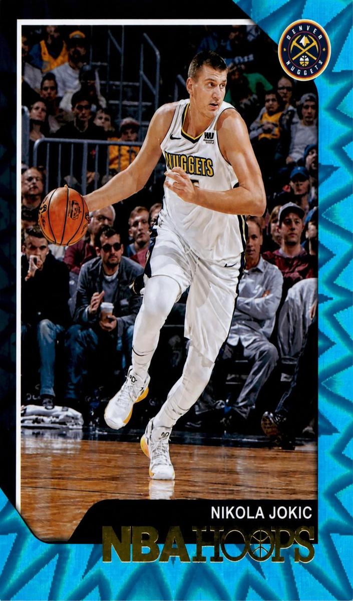2018 Panini Hoops Basketball Teal Explosion Nikola Jokic #2 PSA 9