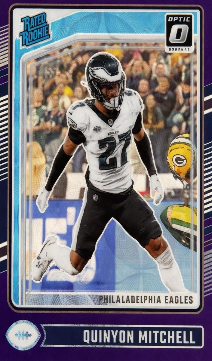 2024 Donruss Optic Football Purple Scope Quinyon Mitchell #282