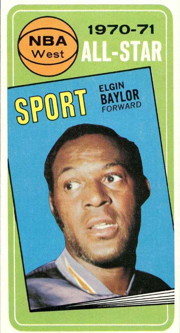1970 Topps Basketball Elgin Baylor #113 PSA 7.5