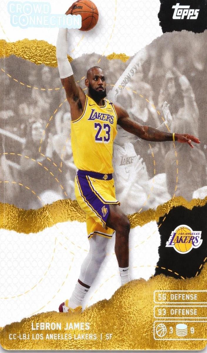 2025 Topps Match Attax Basketball LeBron James #CC-LBJ
