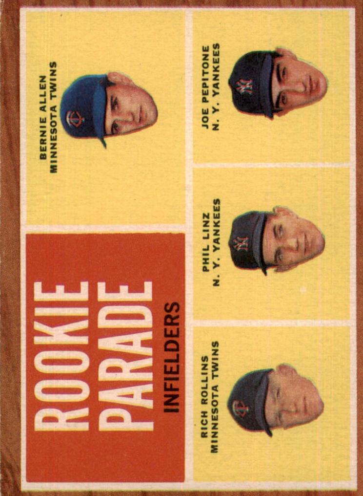 1962 Topps Baseball Rookie Parade Infielders #596