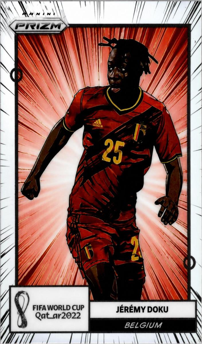 2022 Panini Prizm FIFA World Cup Qatar Soccer Jeremy Doku #2