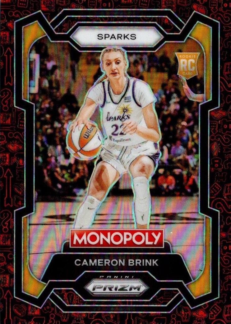 2024 Panini Prizm Monopoly WNBA Basketball Millionaire Club Cameron Brink #39 PSA 10
