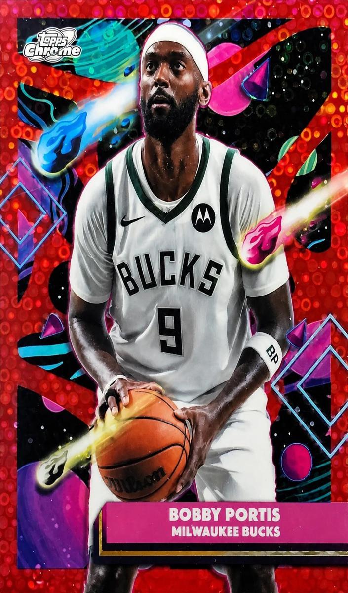 2025 Topps Cosmic Chrome Basketball Lunar Refractor Bobby Portis #155