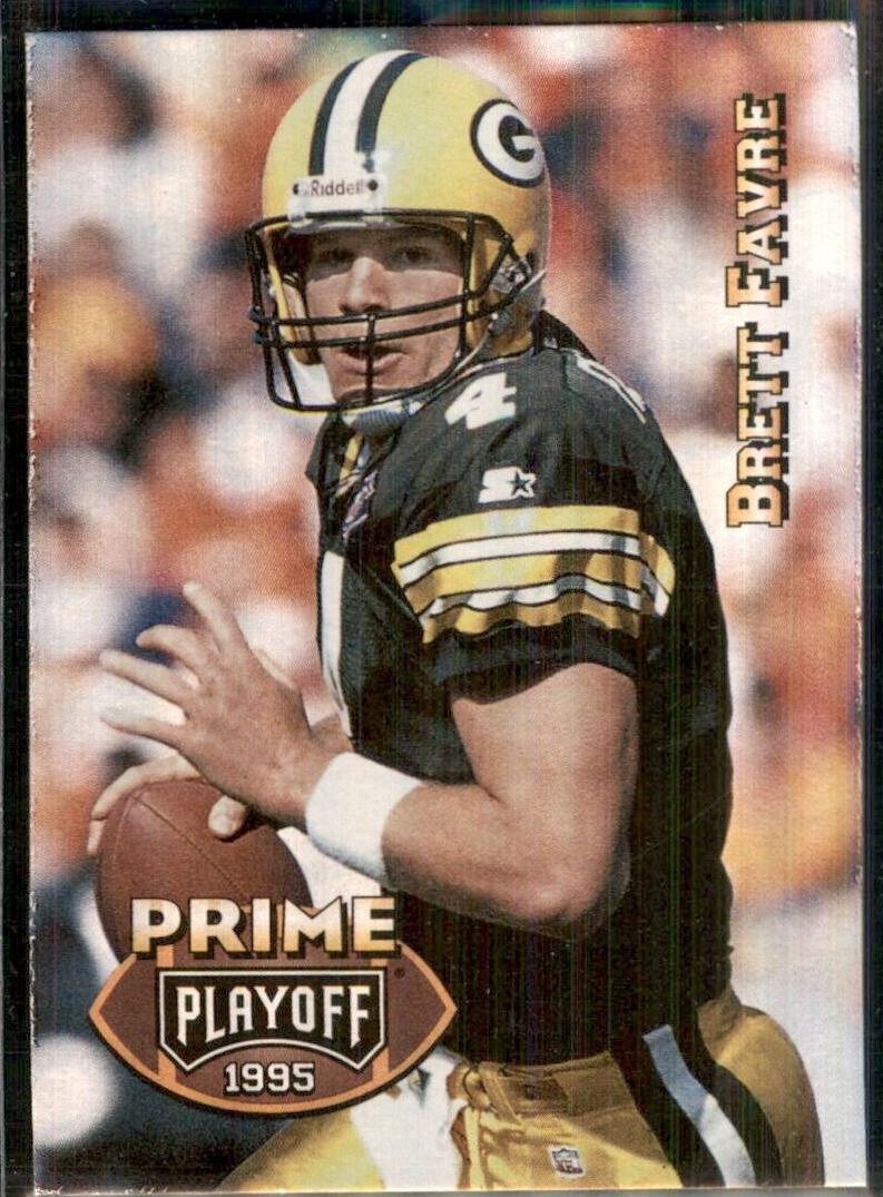 1995 Playoff Prime Football Brett Favre #35 PSA 9