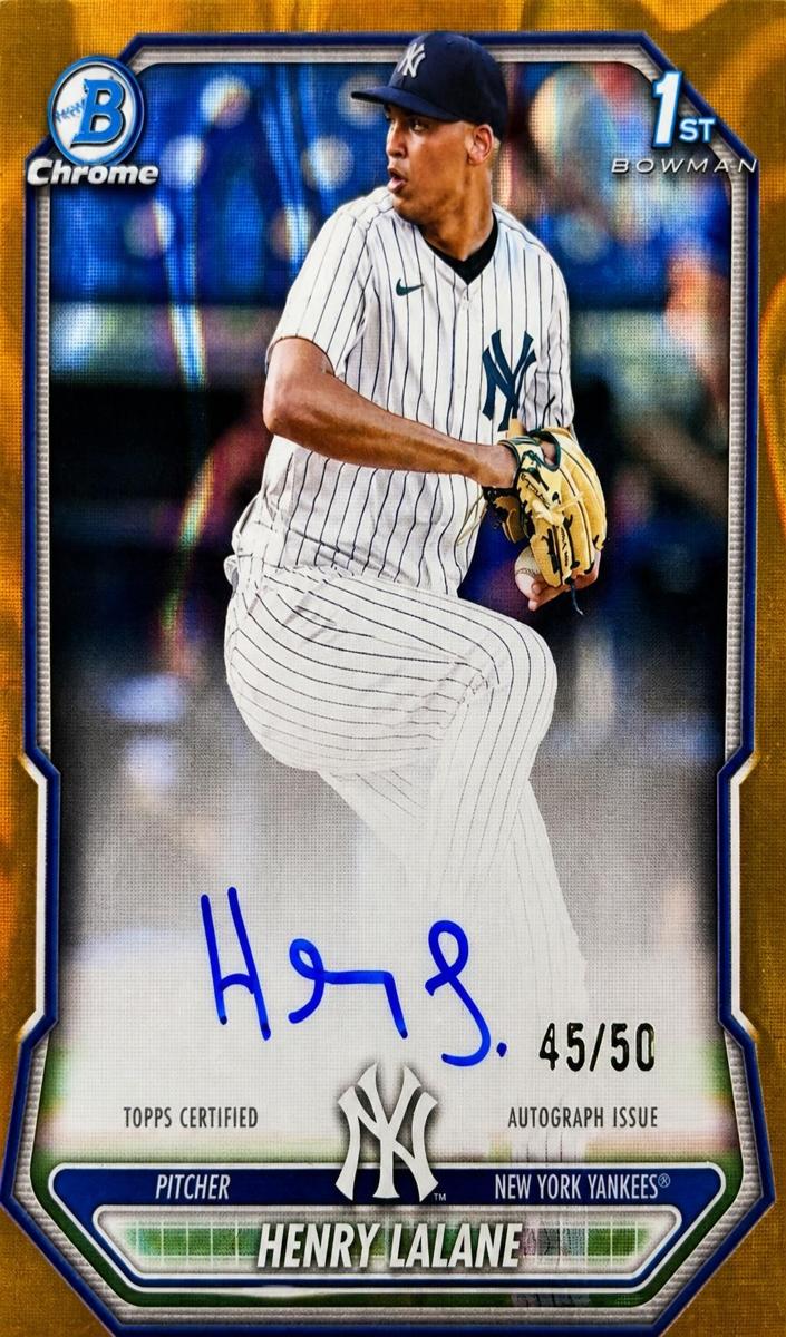 2026 Bowman Baseball Gold Lava Refractor Henry Lalane #CPA-HL