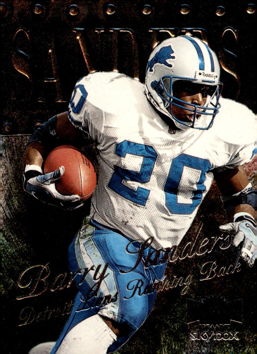 1999 Skybox Metal Universe Football Barry Sanders #175 PSA 9