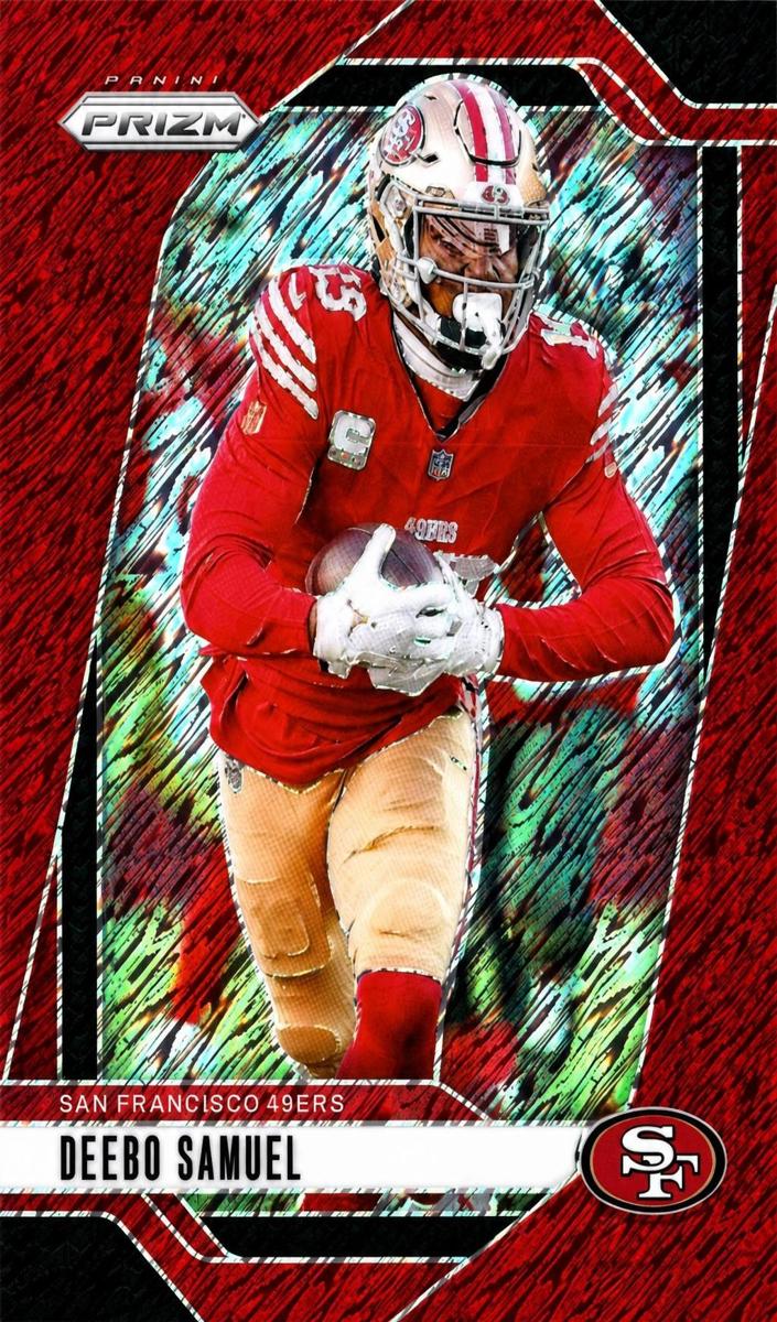 2024 Panini Prizm Football Red Shimmer Deebo Samuel #252