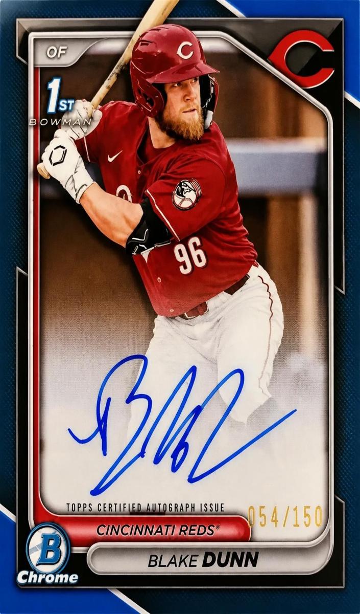 2024 Bowman Chrome Baseball Blue Blake Dunn #CPA-BD