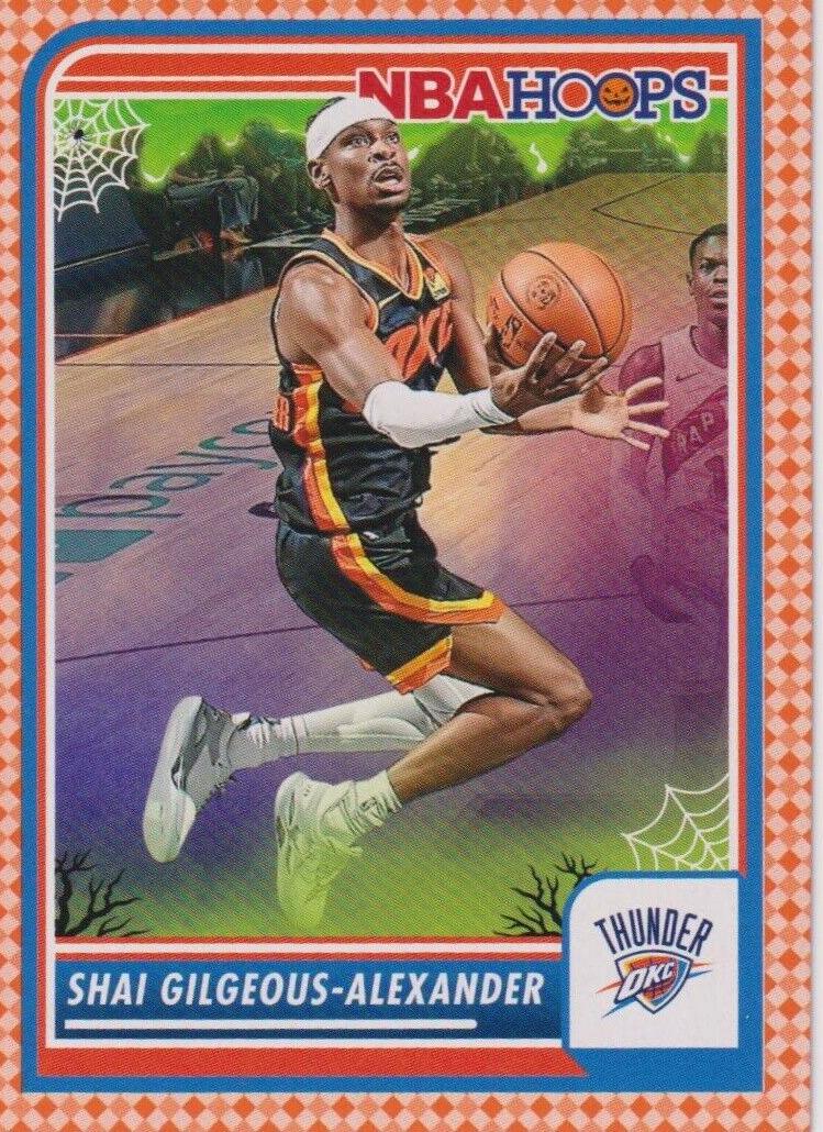 2023 Panini Haunted Hoops Basketball Orange Shai Gilgeous-Alexander #147 PSA 9
