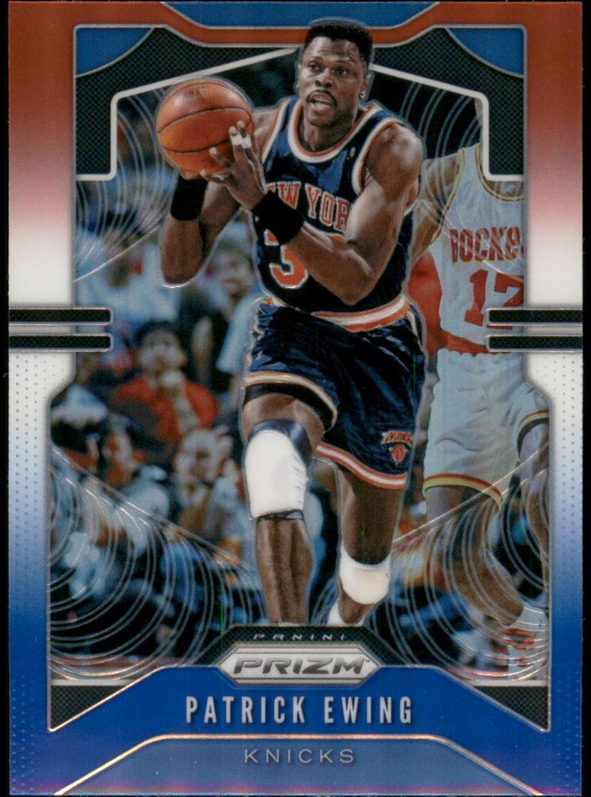 2019 Panini Prizm Basketball Red White Blue Prizm Patrick Ewing #13 PSA 10
