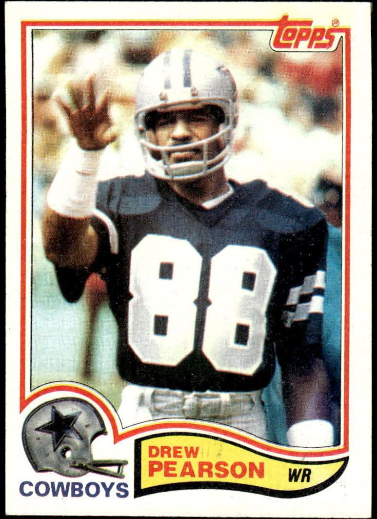 1982 Topps Football Drew Pearson #321
