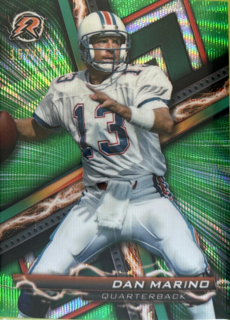 2023 Topps Composite Football Green Surge Dan Marino #58 SGC 9
