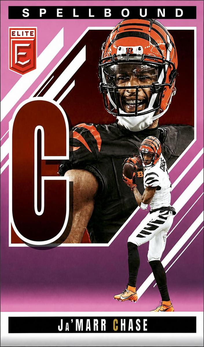 2025 Donruss Elite Football Pink Ja'Marr Chase #15