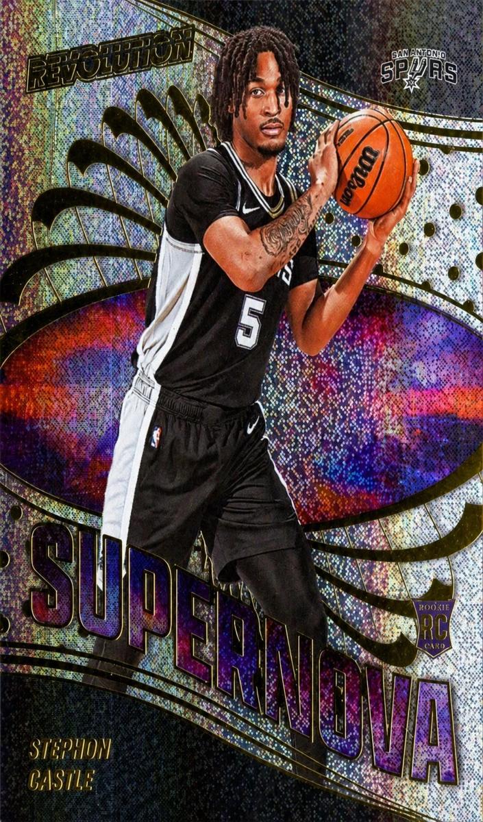 2024 Panini Revolution Basketball Neutron Stephon Castle #16 PSA 8
