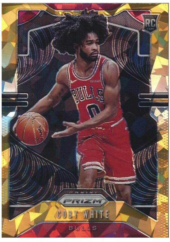 2019 Panini Prizm Basketball Orange Ice Coby White #253