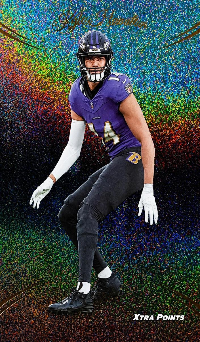 2024 Panini Prestige Football Dots Xtra Points Kyle Hamilton #25
