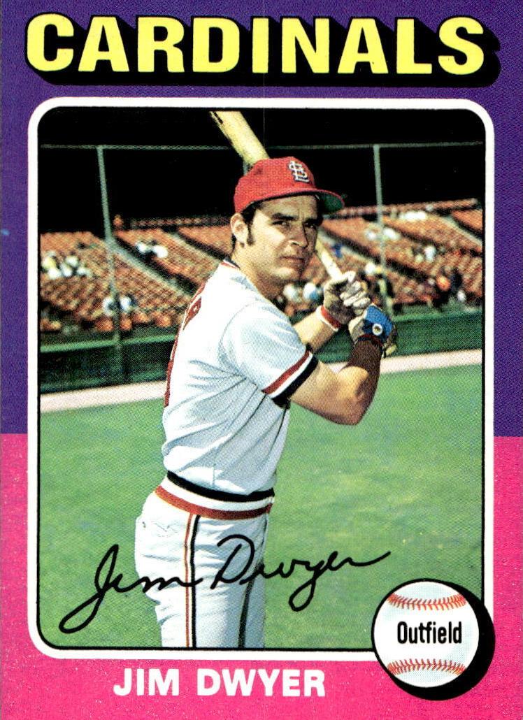 1975 Topps Baseball Jim Dwyer #429 PSA 8
