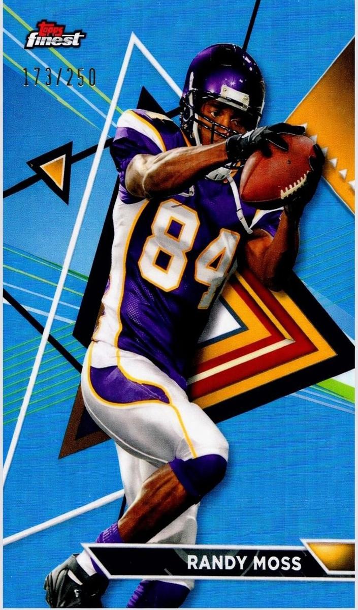 2023 Topps Composite Football Sky Blue Refractor Randy Moss #207